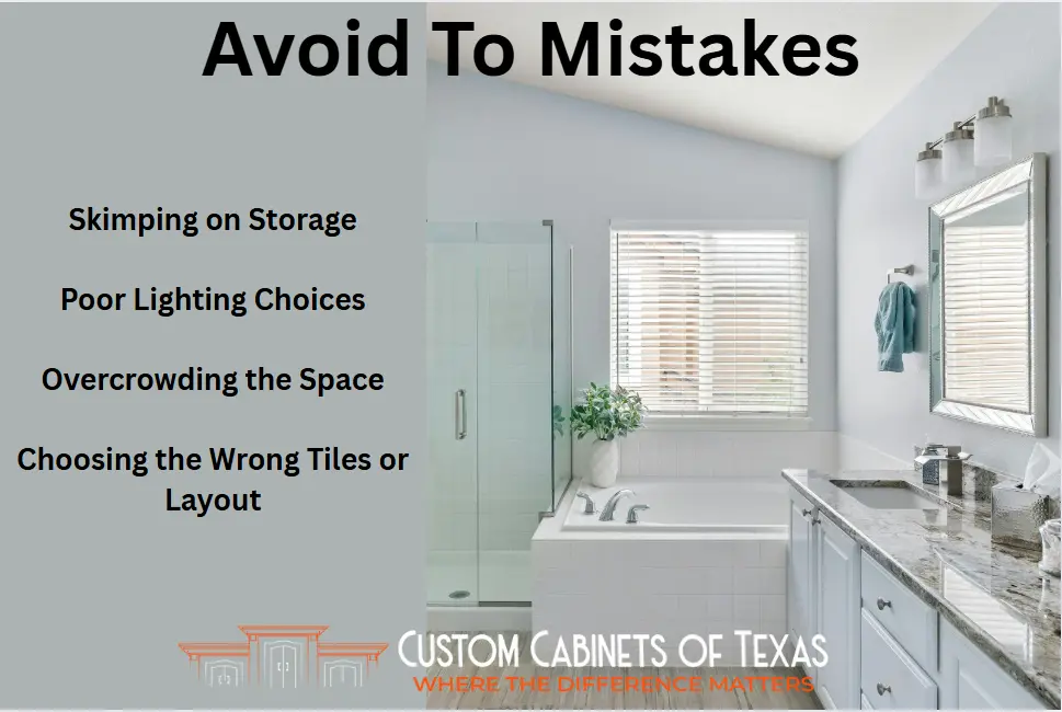 Small Bathroom Remodel Mistakes to Avoid