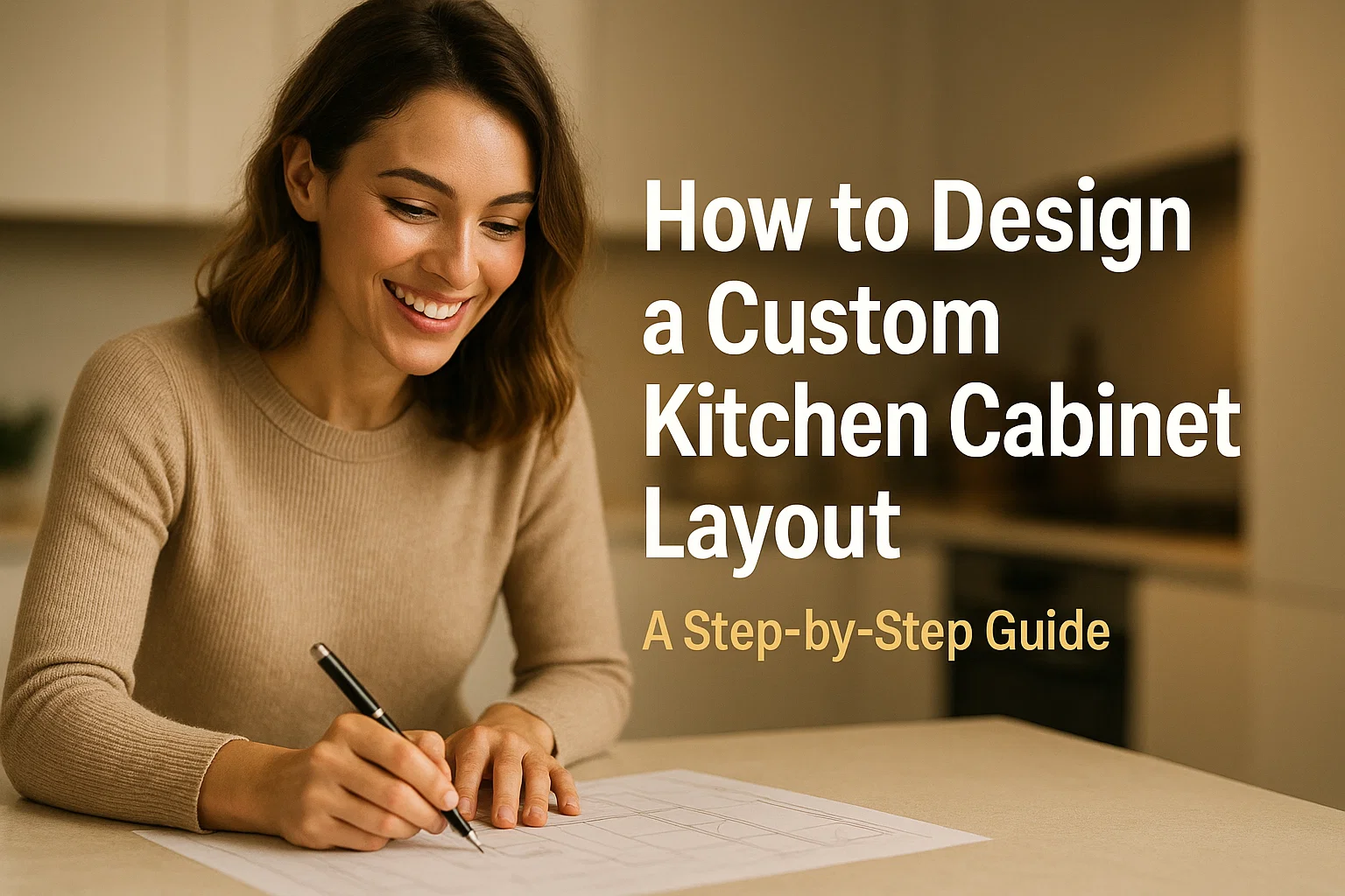 custom kitchen cabinet layout