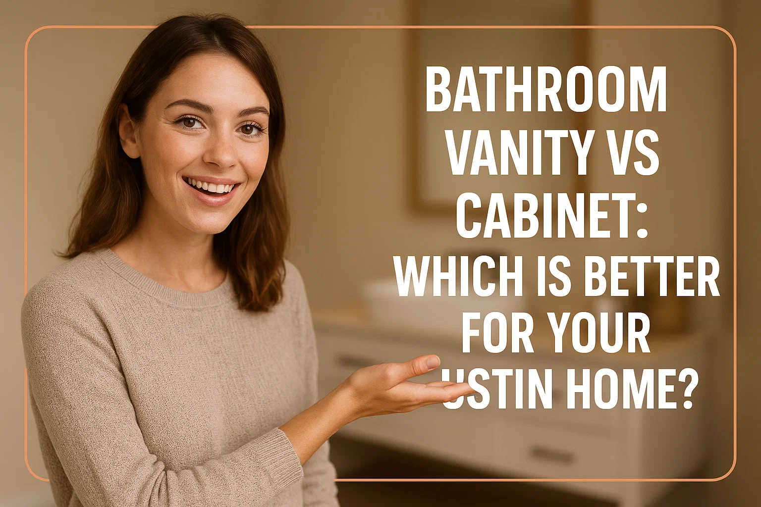 Bathroom Vanity vs Cabinet: Which Is Better for Your Austin Home?