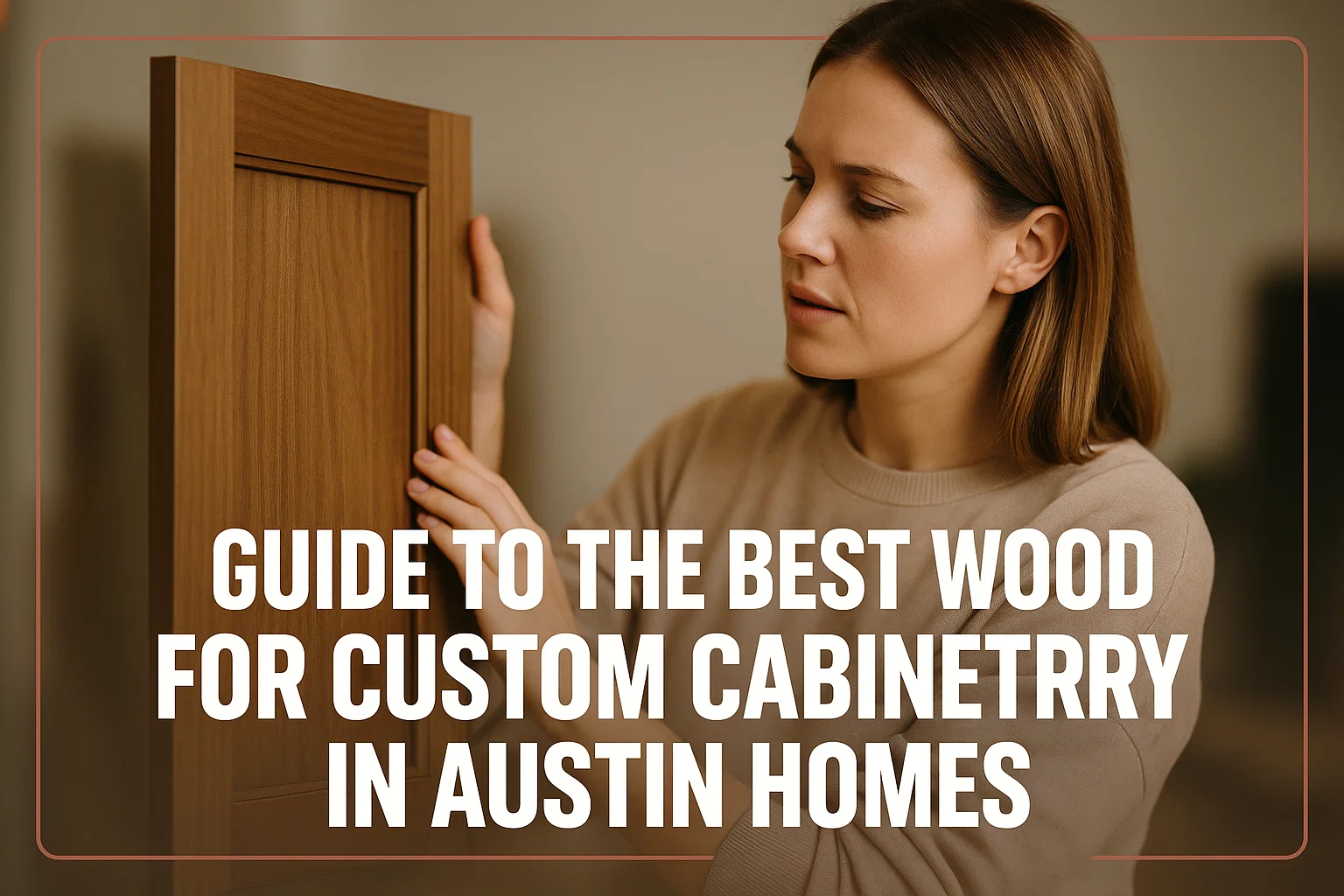 Guide to the Best Woods for Custom Cabinetry in Austin Homes