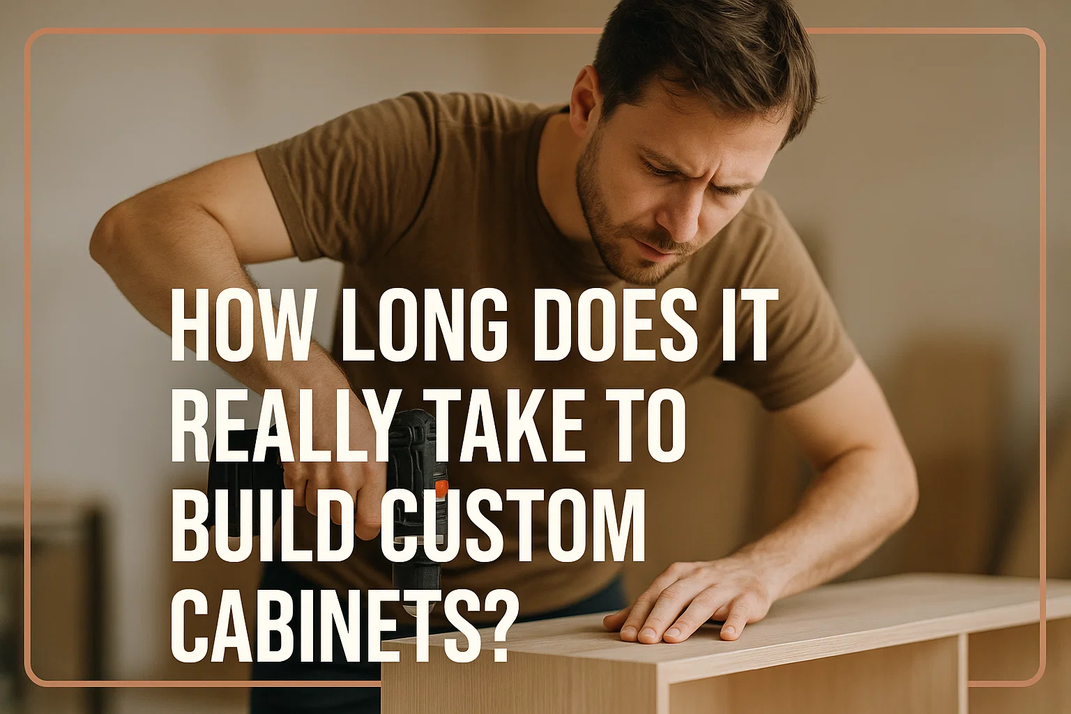 How Long Does It Really Take to Build Custom Cabinets?
