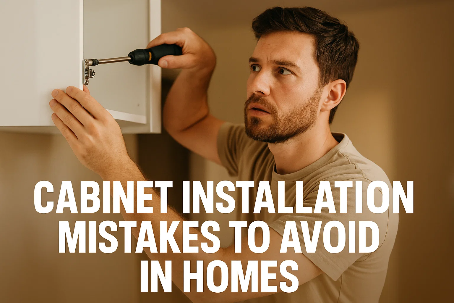 Cabinet Installation Mistakes to Avoid in homes