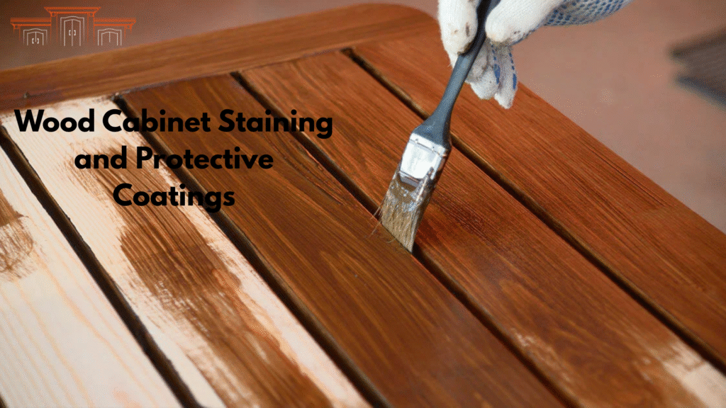 Wood Cabinet Staining and Protective Coatings